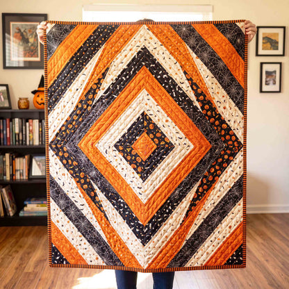 Folk Diamond Quilted Blanket NCU0TD3003