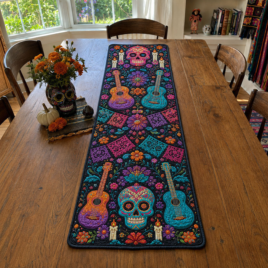 Folklore in Bloom Quilted Table Runner NCU0PT12016