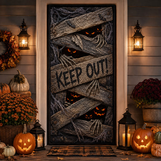 Forbidden Door Quilted Door Cover NCU0TV2085