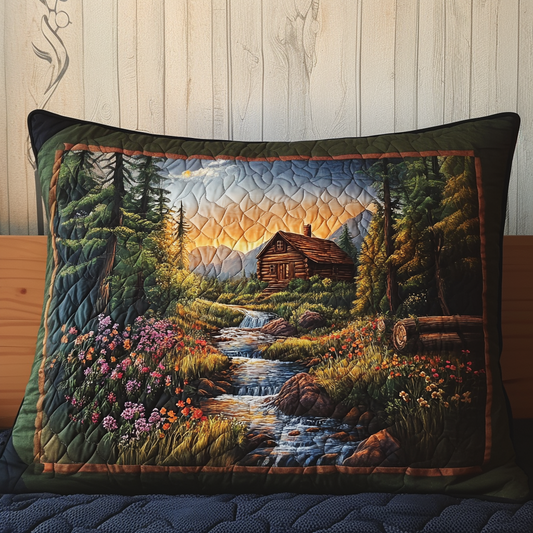 Forest Haven Quilted Bedding Pillow Case NCU0NT7970