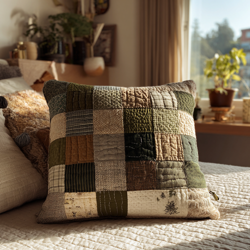 Forest Haven Quilted Pillow Case NCU0DV9206