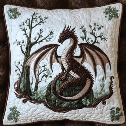 Forest Sentinel Quilted Pillow Case NCU0NT7986