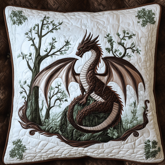 Forest Sentinel Quilted Pillow Case NCU0NT7986