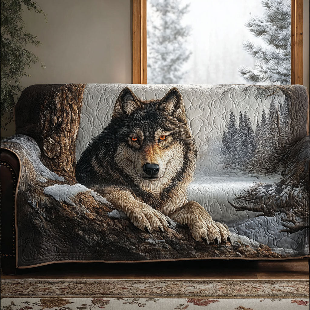 Forest Alpha Quilted Sofa Cover NCU0PT10297