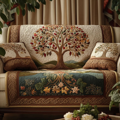 Forest Balance Quilted Sofa Cover NCU0NT11838