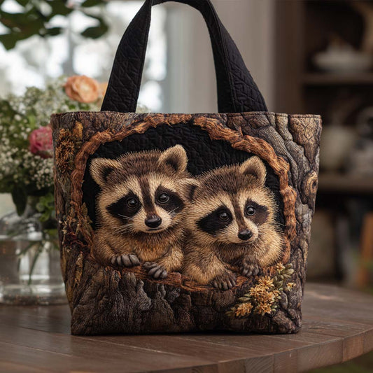 Forest Bandit Quilted Tote Bag NCU0NT9223