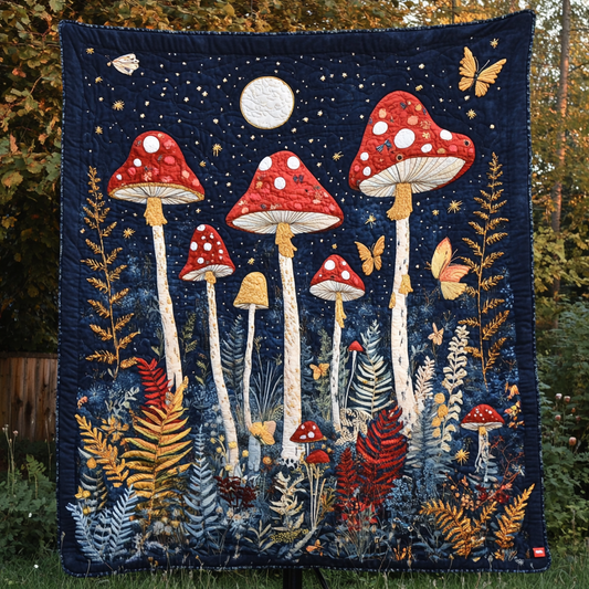 Forest Bloom Quilted Blanket NCU0DK4385