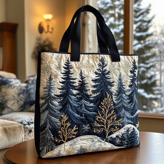 Forest Breeze Quilted Tote Bag NCU0DV6731
