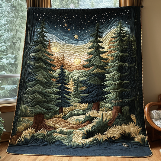 Forest Calm Quilted Blanket NCU0DV5807