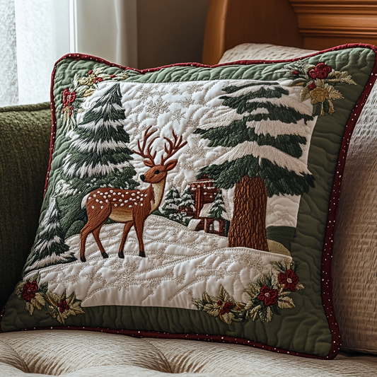 Forest Charm Quilted Pillow Case NCU0VH601