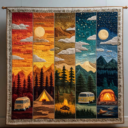 Forest Dawn Quilted Blanket NCU0TD086