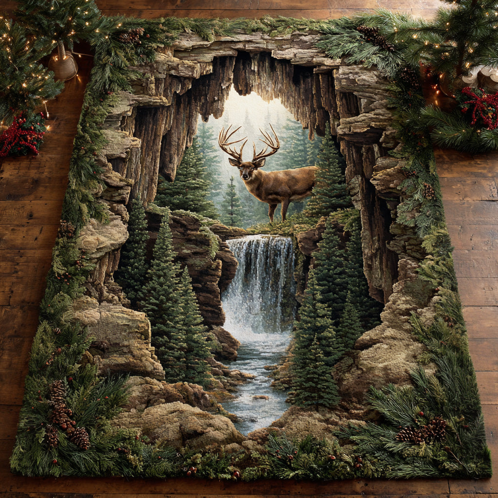 Forest Deer Area Rug NCU0TD1981