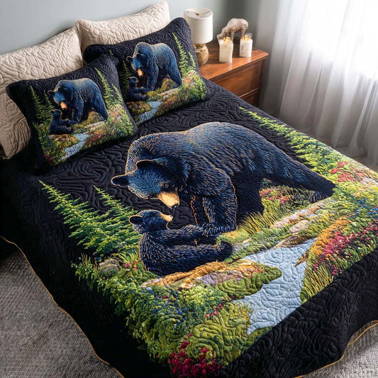 Forest Embrace 3-Piece Quilted Bedding Set NCU0NT7856