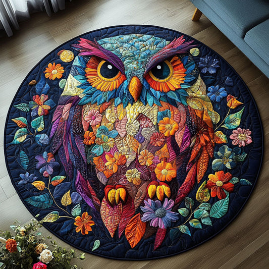 Forest Enigma Quilted Round Mat NCU0PT5843