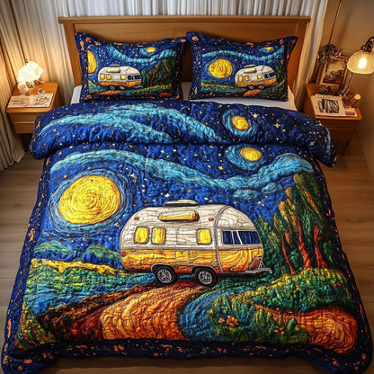 Forest Escape 3-Piece Quilted Bedding Set NCU0NT6098