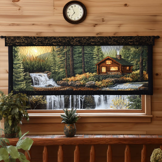 Forest Escape Accent Quilted Valance NCU0PT4375