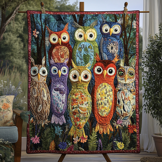 Forest Eyes Quilted Blanket NCU0VH3795