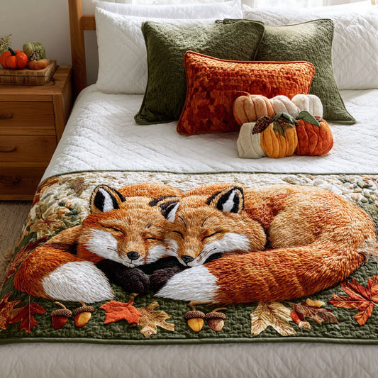 Forest Flame Quilted Bed Runner NCU0PT8477