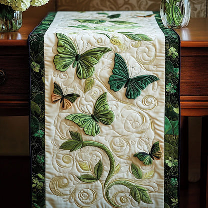 Forest Flutter Quilted Table Runner NCU0NT4132