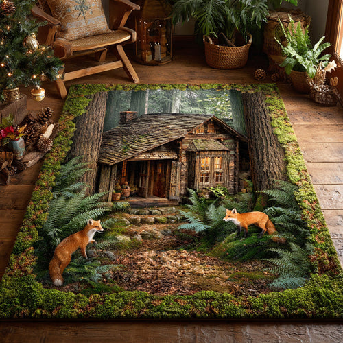 Forest Fox Area Rug NCU0TD1990