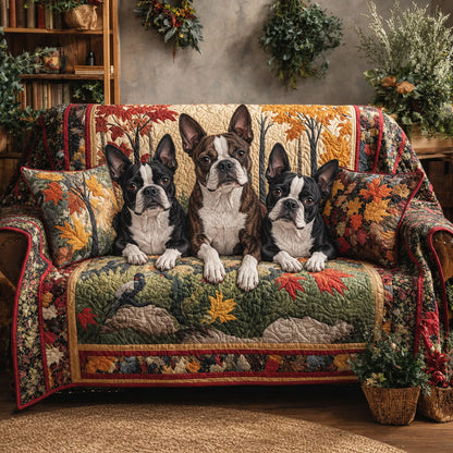Forest Friends Quilted Sofa Cover NCU0PT12114