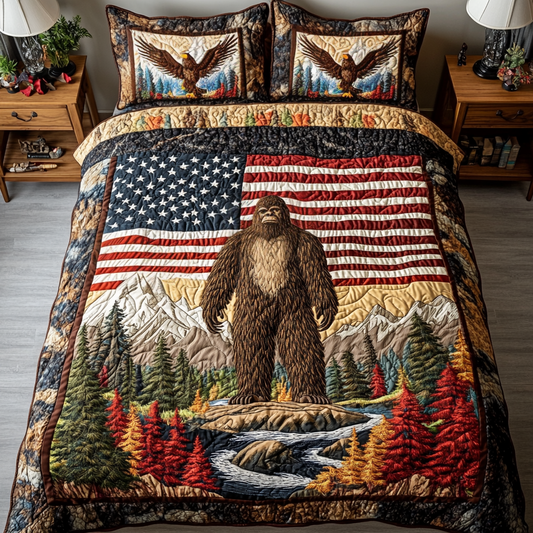 Forest Glory 3-Piece Quilted Bedding Set NCU0VH5727
