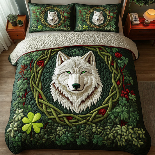 Forest Guardian 3-Piece Quilted Bedding Set NCU0DK3280