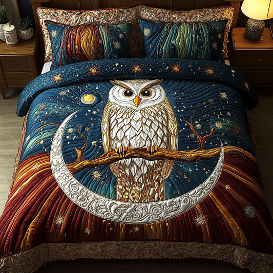 Forest Guardian 3-Piece Quilted Bedding Set NCU0DK3613
