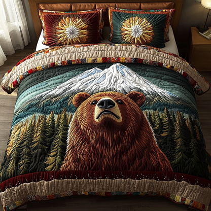 Forest Guardian 3-Piece Quilted Bedding Set NCU0DK5389