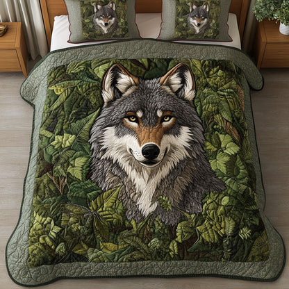Forest Guardian 3-Piece Quilted Bedding Set NCU0NT3858