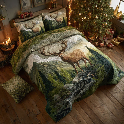 Forest Guardian 3-Piece Quilted Bedding Set NCU0TV656