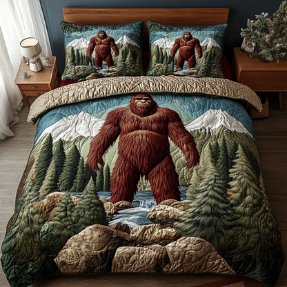 Forest Guardian 3-Piece Quilted Bedding Set NCU0VH2189