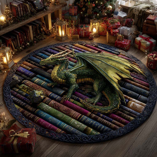 Forest Guardian Dragon Round Carpet NCU0XD2190