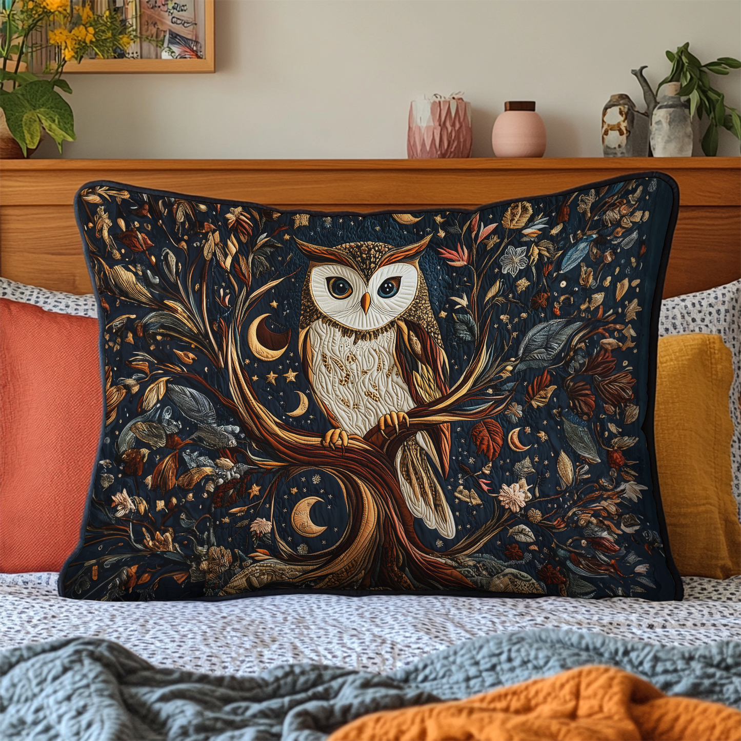 Forest Guardian Quilted Bedding Pillow Case NCU0DK3011