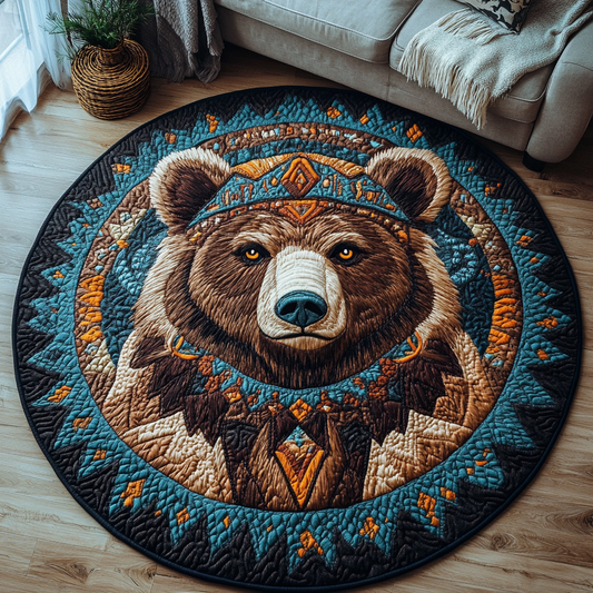 Forest Guardian Quilted Round Mat NCU0DK4908