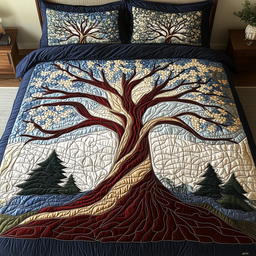 Forest Mischief Quilted Blanket NCU0PT623 main image 0
