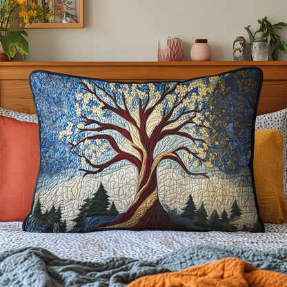 Forest Harmony Quilted Bedding Pillow Case NCU0DK2706