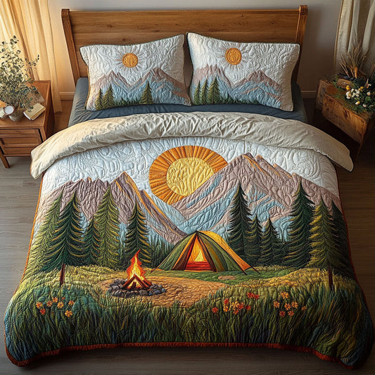 Forest Haven 3-Piece Quilted Bedding Set NCU0PT4568