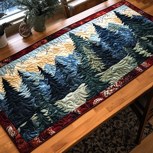 Forest Haven Quilted Table Runner NCU0DK7779