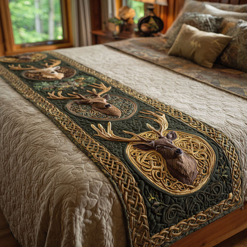 Forest Herald Quilted Bed Runner NCU0TV1238