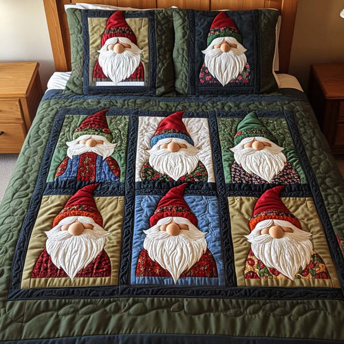 Forest Jolly 3-Piece Quilted Bedding Set NCU0NT2004