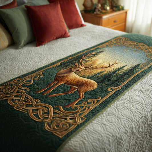 Forest King Quilted Bed Runner NCU0HH1084