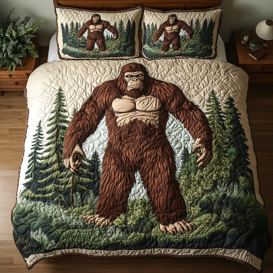 Forest Legend 3-Piece Quilted Bedding Set NCU0VH5983