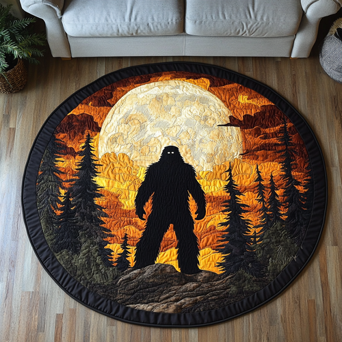 Forest Legend Quilted Round Mat NCU0DK7292