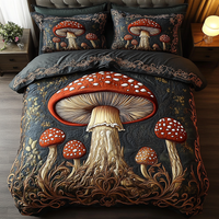 Forest Magic 3-Piece Quilted Bedding Set NCU0DK3752