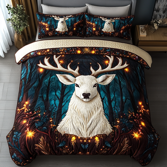 Forest Majesty 3-Piece Quilted Bedding Set NCU0DK3325