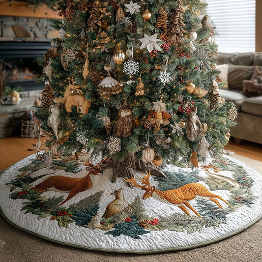 Forest Majesty Christmas Quilted Tree Skirt NCU0PT10735