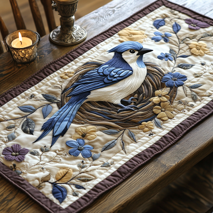 Forest Melody Quilted Table Runner NCU0DV4724