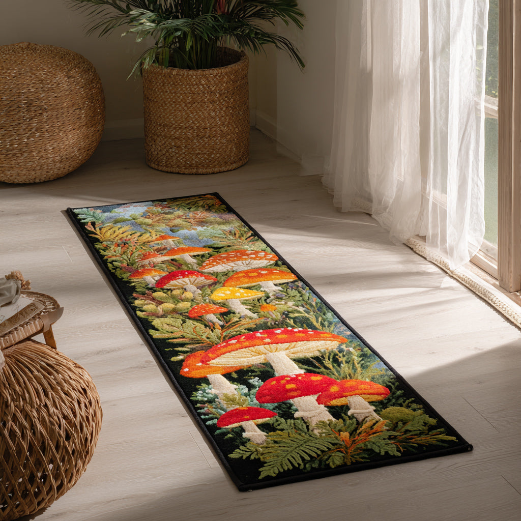 Forest Mushroom Runner Carpet NCU0HH1208