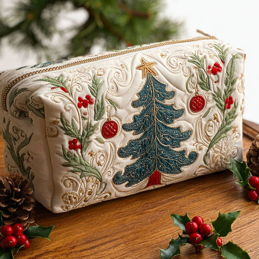 Forest Noel Quilted Makeup Bag NCU0PT9189